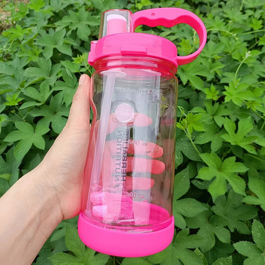 1L Tritan Water Bottle – Perfect for a healthy lifestyle, this BPA-free bottle features a nutrition straw for easy hydration during sports and fitness routines.