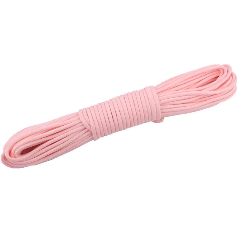 Heavy-duty 9-strand nylon paracord designed for 550 strength, ideal for camping, hiking, and outdoor survival needs