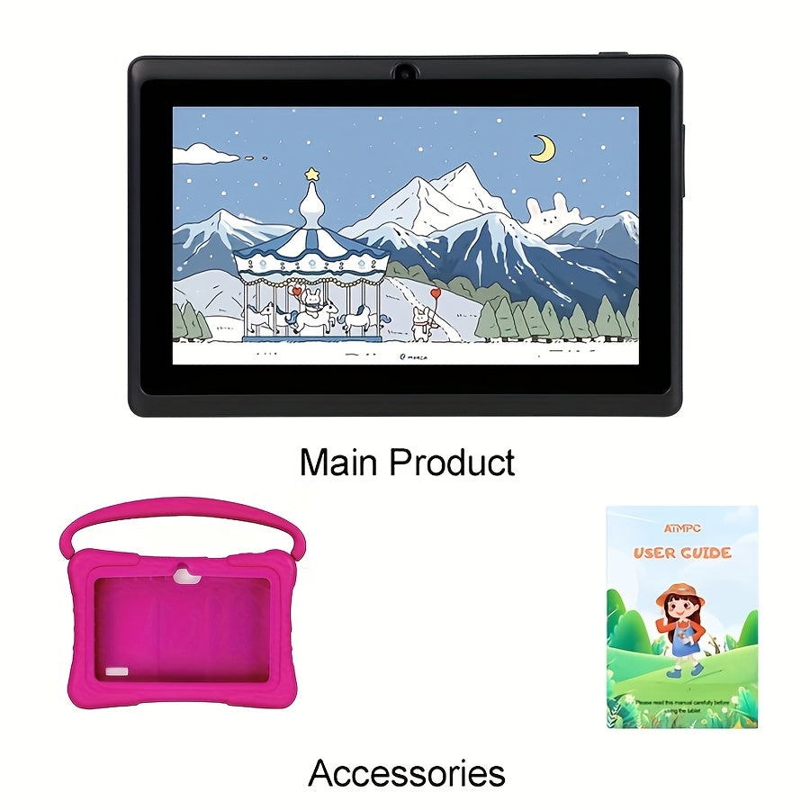 Supports 2.4G WiFi and GMS for seamless internet access, ideal for educational videos, games, and online learning.