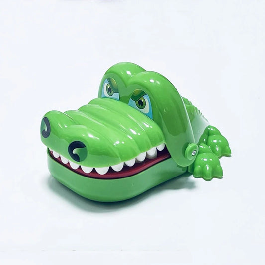 Interactive crocodile bite toy for kids, designed for party fun, stress relief, and lucky games, providing hours of playful entertainment.