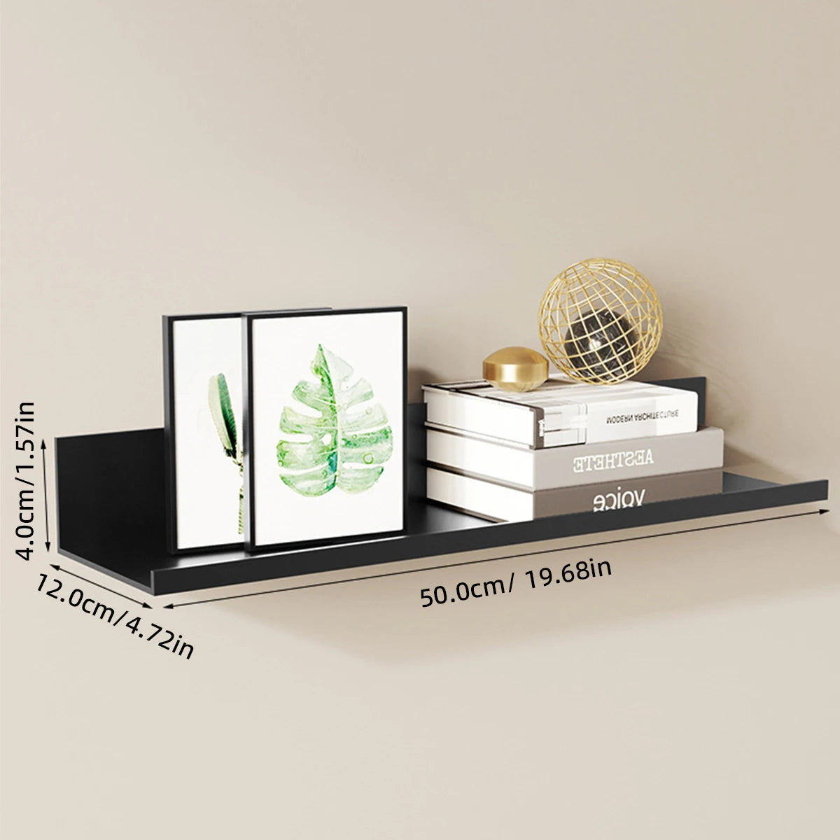 Durable floating shelf for storing toiletries and bathroom essentials, ideal for easy access and tidy organization.