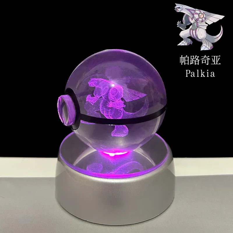 Mewtwo Pokémon LED crystal ball designed as a soft and colorful night light for kids’ rooms.