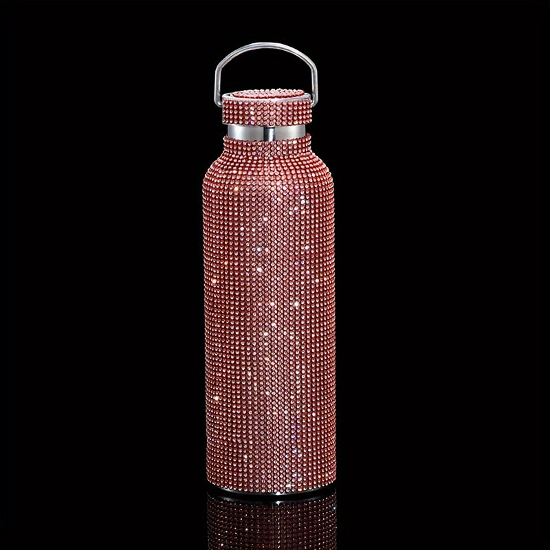 Available in various vibrant colors, this 500ml rhinestone water cup allows you to match your personal style or gift preferences.
