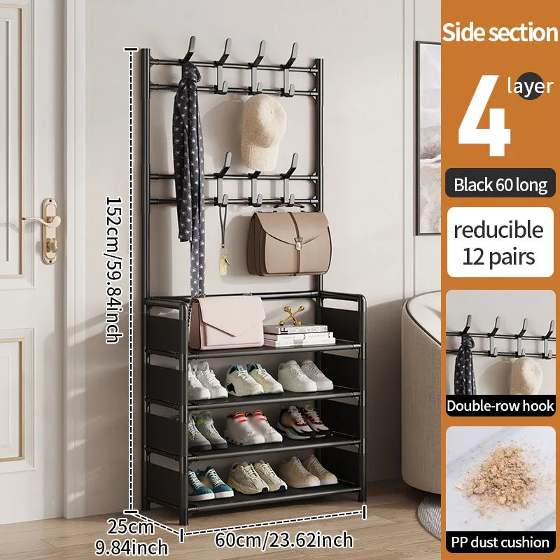 modern and sleek design of the shoe rack, perfect for contemporary homes and stylish spaces.