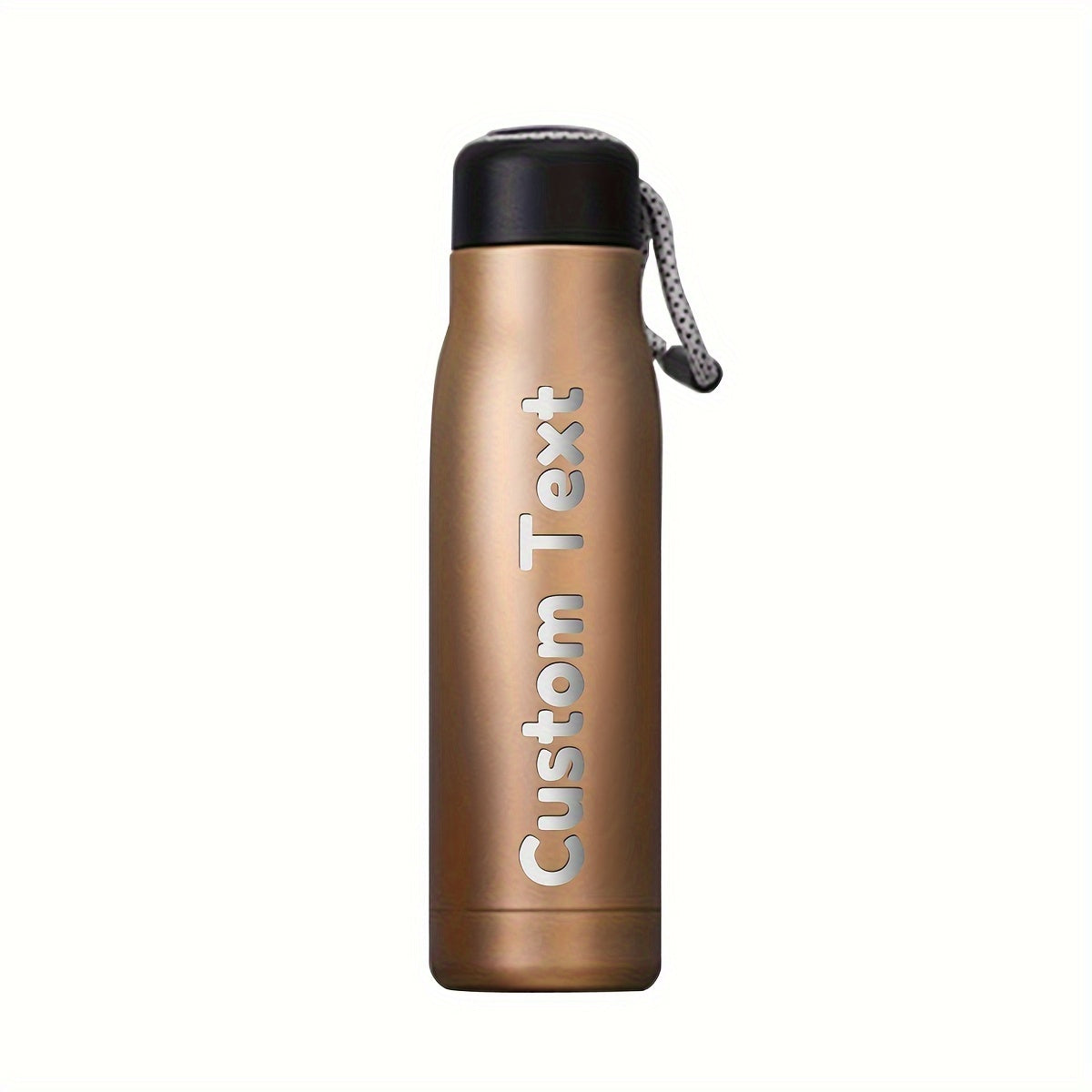 Custom water bottle in gift packaging, ideal for loved ones