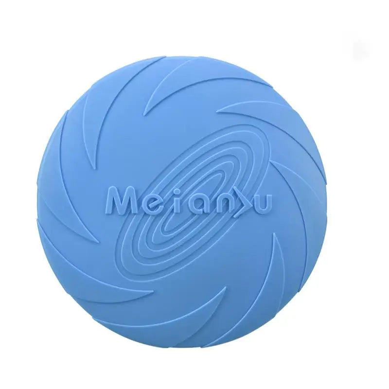 OUZEY dog toy in retail packaging, highlighting features.