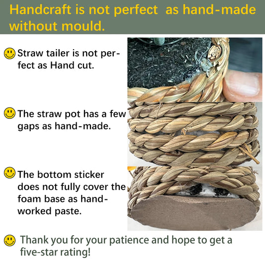 Close-up of realistic eucalyptus leaves on a small artificial potted plant for indoor decor.