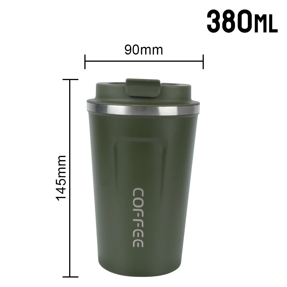 Double-Wall Stainless Steel Coffee Mug – Keeps your drink temperature stable with its leak-proof, double-wall insulated design for ultimate convenience.