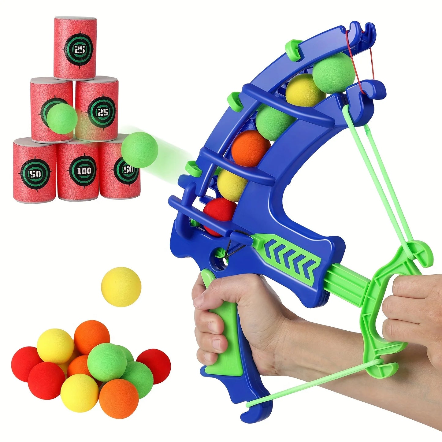 Educational Shooting Toy for Kids – Soft bullet toy set designed to improve hand-eye coordination and accuracy through engaging play.


