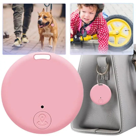 Side view of the smart GPS tracker showing its compact, lightweight design for easy portability.