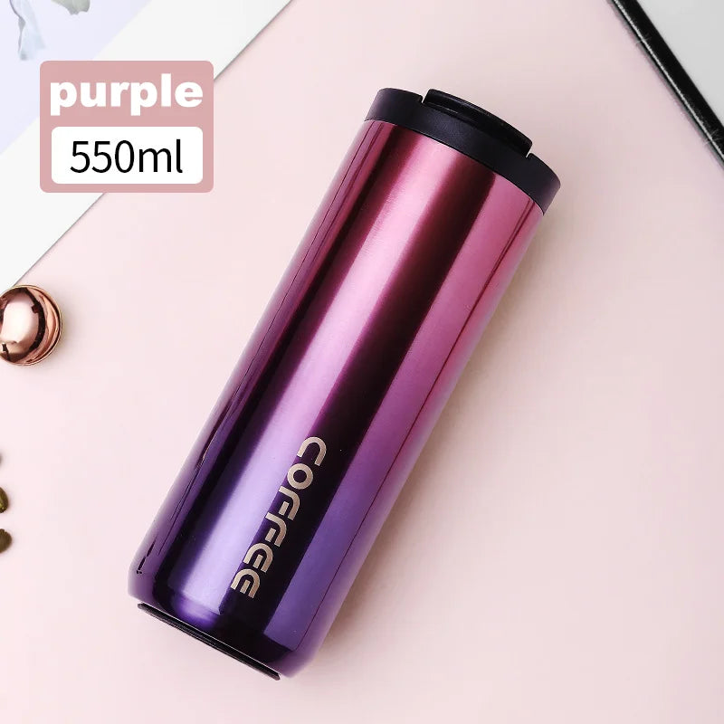 Premium stainless steel thermal mug for keeping drinks hot or cold, perfect for office and travel.
