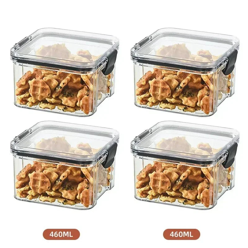 Leak-proof airtight storage box designed for long-lasting freshness and easy pantry organization