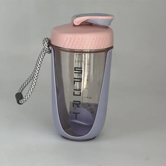 Leakproof shaker bottle ideal for mixing protein shakes and workout supplements. BPA-free and portable for gym and sport use.