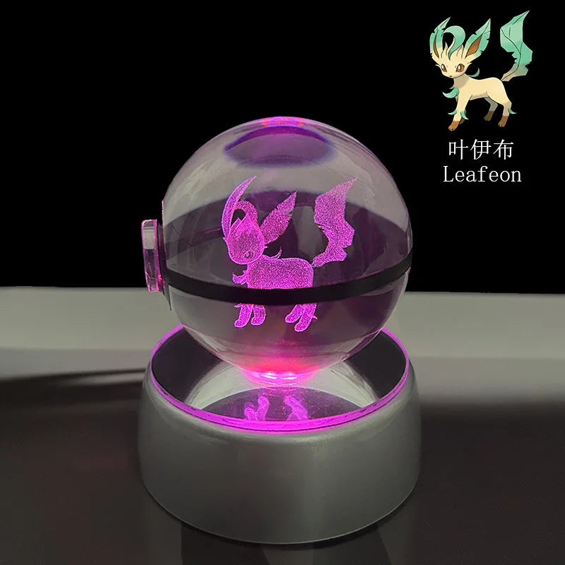 Mewtwo Pokémon 3D crystal ball packed in a premium gift box, making it ideal for Pokémon lovers.