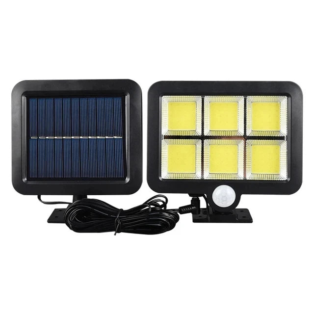 Energy-efficient 160LED solar outdoor light offering powerful brightness for pathways and driveways.