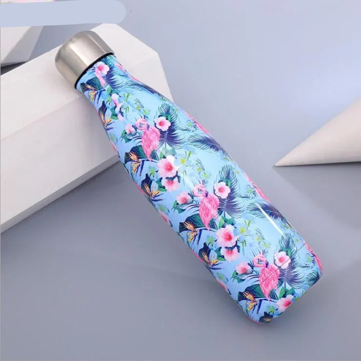 Premium 500ml stainless steel thermos with a compact and portable design, perfect for daily hydration and outdoor sports.