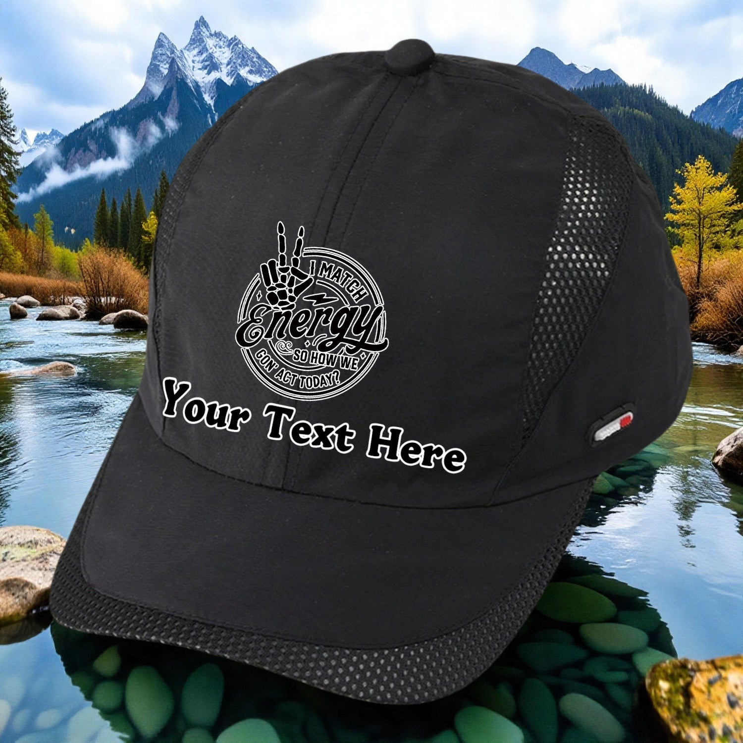 Designed for comfort, the breathable mesh back ensures airflow and moisture control—ideal for sports and active outdoor use.

