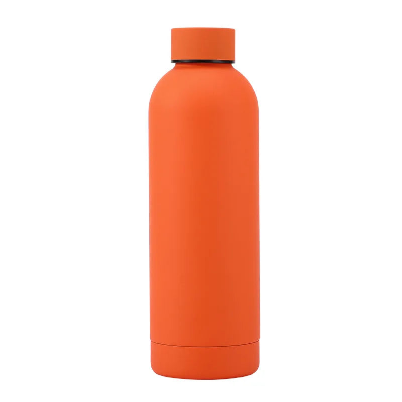 Open thermos bottle showing its small mouth design for controlled sipping and spill-free use.