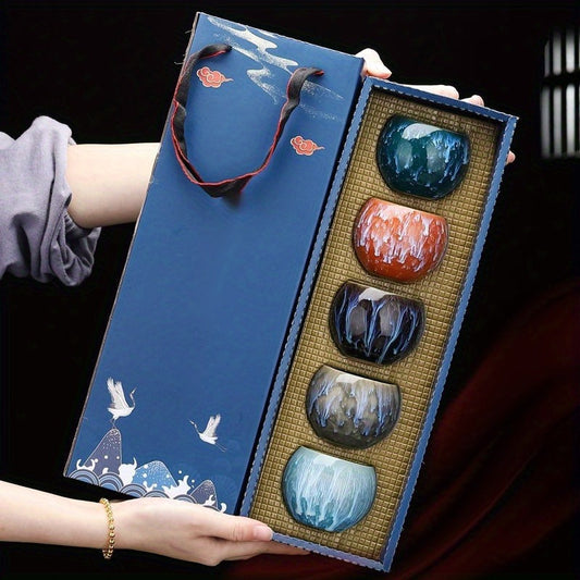 A beautifully crafted Wuyi Mountain ceramic tea cup showcasing traditional kiln-built techniques. The smooth glaze and fine craftsmanship make it ideal for Kung Fu tea rituals and everyday tea enjoyment.