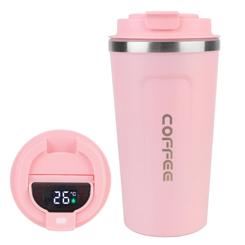 Portable Stainless Steel Thermo Cup – Leak-proof design ensures a spill-free experience with this insulated coffee mug, ideal for active lifestyles.